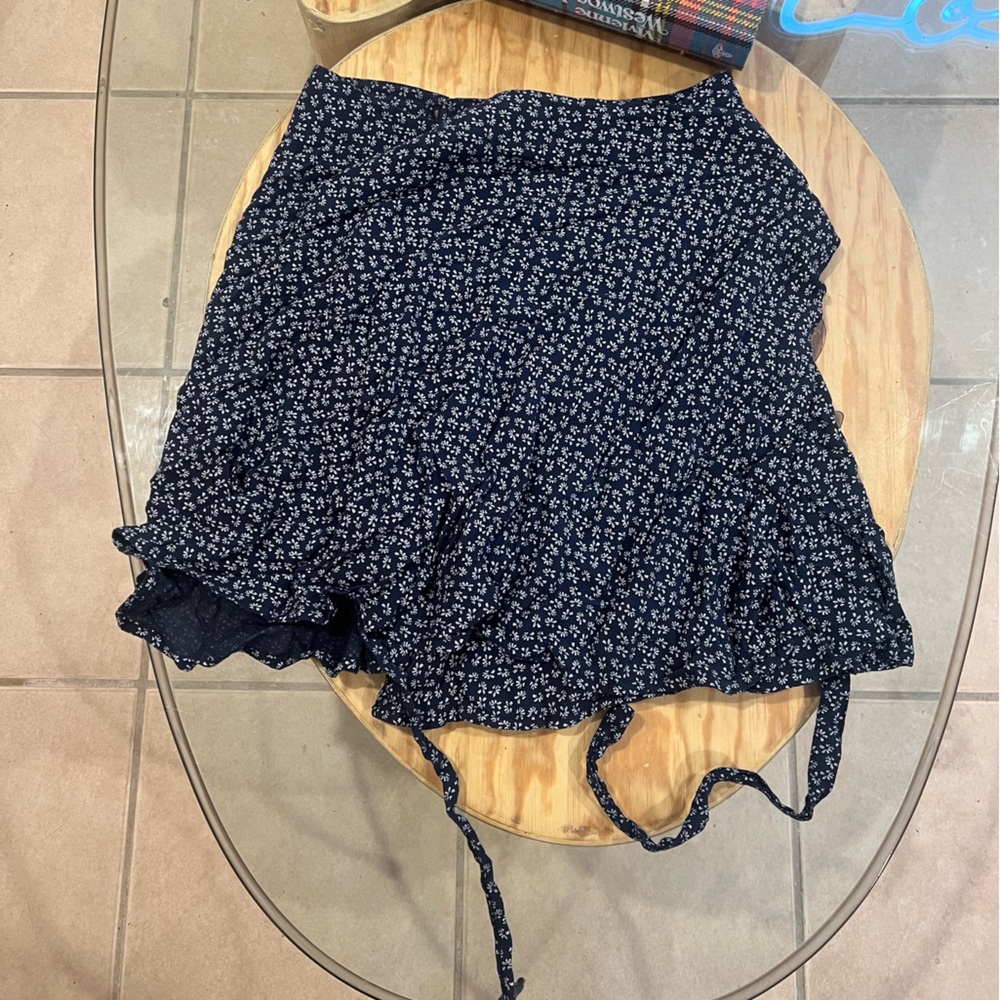 Brandy Melville floral wrap skirt